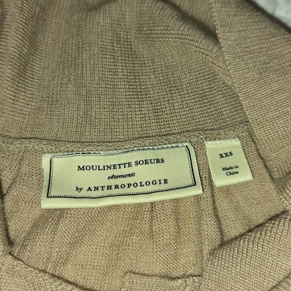 Anthropologie Moulinette Soeurs Rhineback Sweater Women's Size XXS - Picture 10 of 12